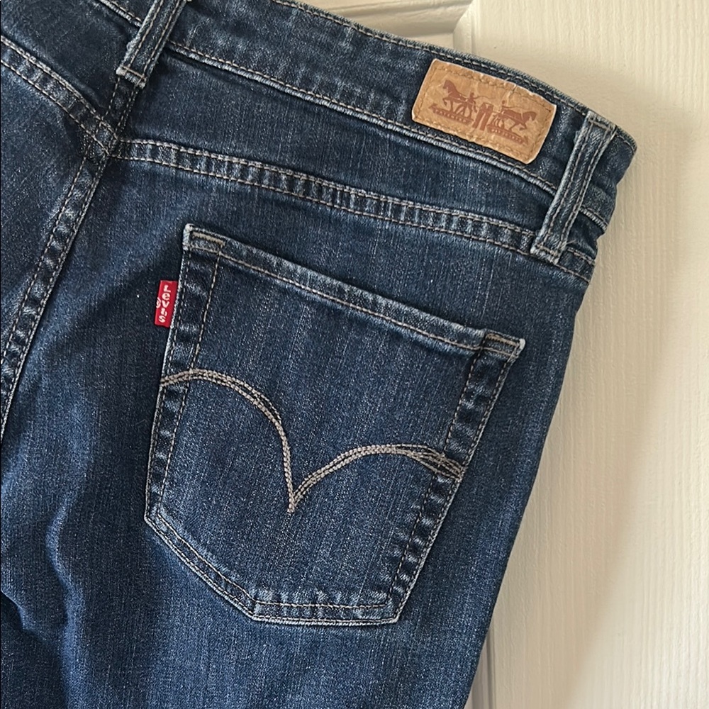 Levi's Pre Loved Mid Rise Skinny Blue Jeans